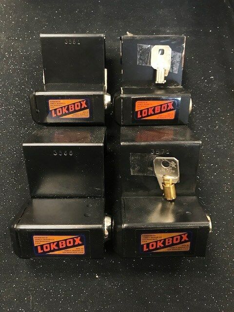 Lot of 4 Lok Box - Over the Door Style Lock Box with Change-matic Lock