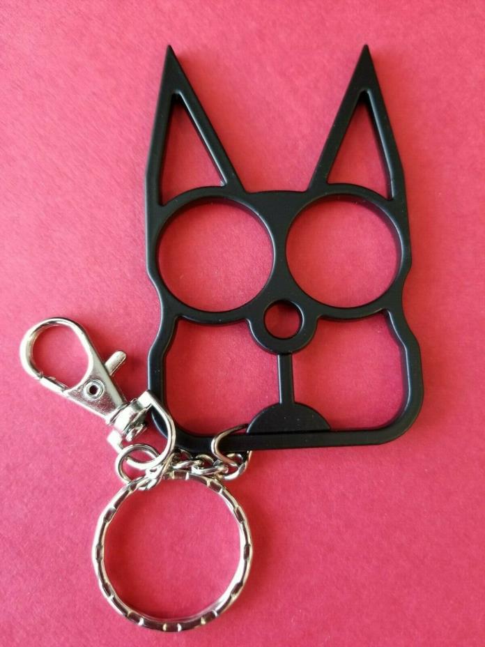 The Source Force Cat Shaped Self-Defense Keychain -Black 8585