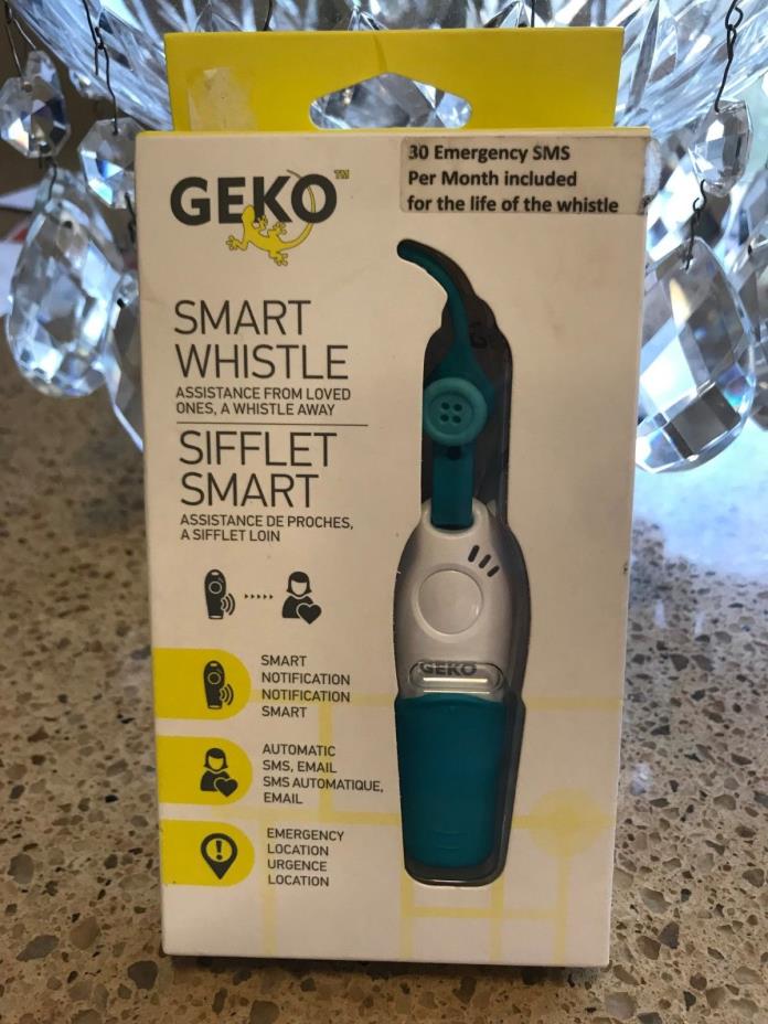 Geko WISO Smart Whistle Personal Safety Emergency Bluetooth Location Tracker NEW