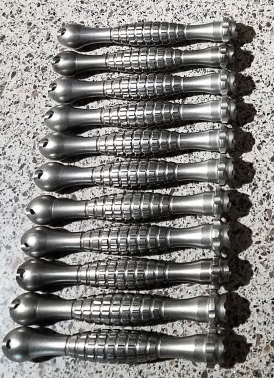 Kubotan - Stainless Steel, Grenade Grip, Ball End, Satin Ends