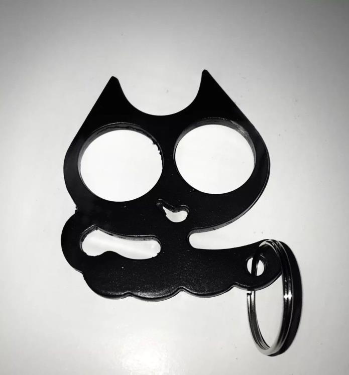 Kitty Keychain Black great for protection