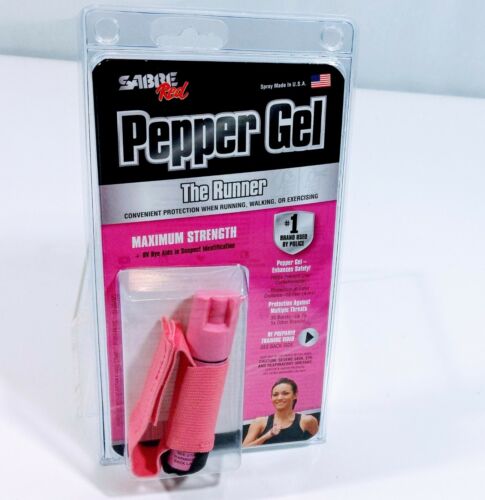 Sabre Red Pink Mace Pepper Gel Spray