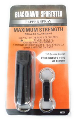Blackhawk Pepper Spray Max Strength Personal Self Defense 15 1 Second Bursts