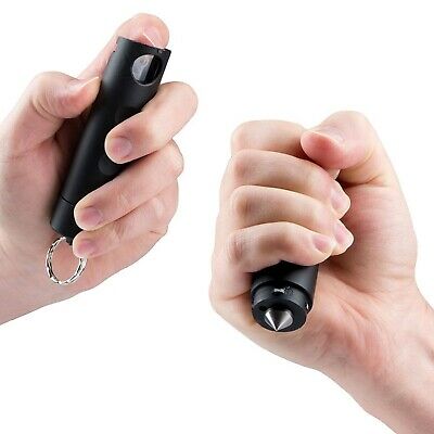 PS-GDHHOC18-1BK Guard Dog Harm & Hammer Glass Breaker Pepper Spray - Black