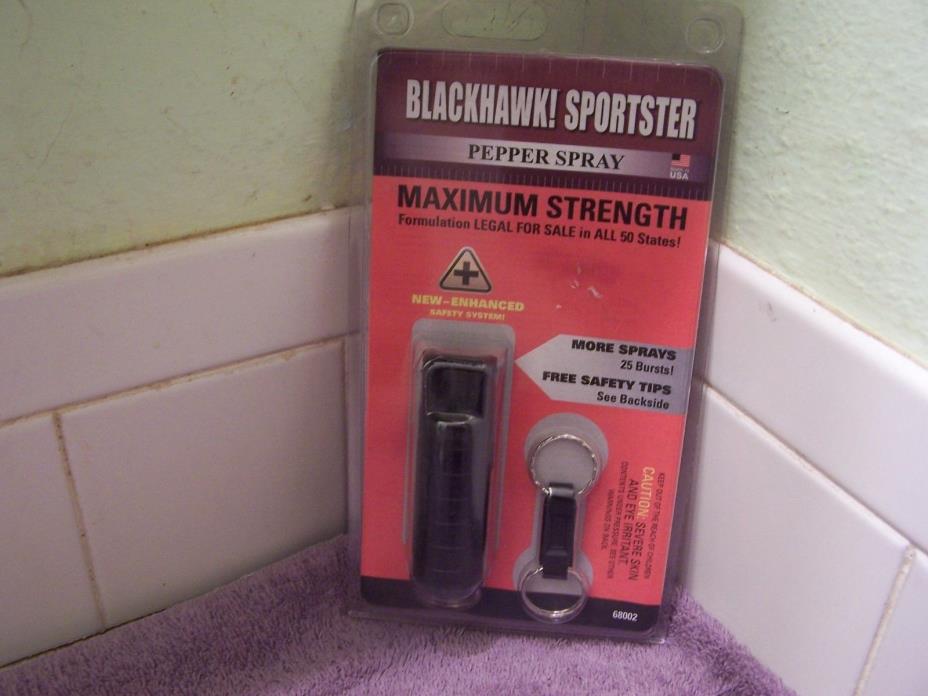 Pepper Spray - Maximum Strength Pocket Model W/Keychain -NEW - More Sprays 25