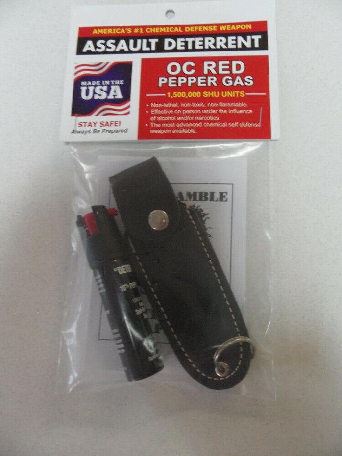 NEW Deterrent Personal Defense Weapon 10% OC RED PEPPER GAS SPRAY 1,5000,000 SHU