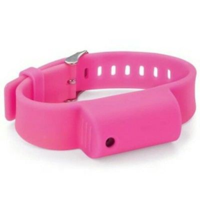 Pepper Spray Bracelet SELF-DEFENSE for Runners, Joggers, Students in PINK