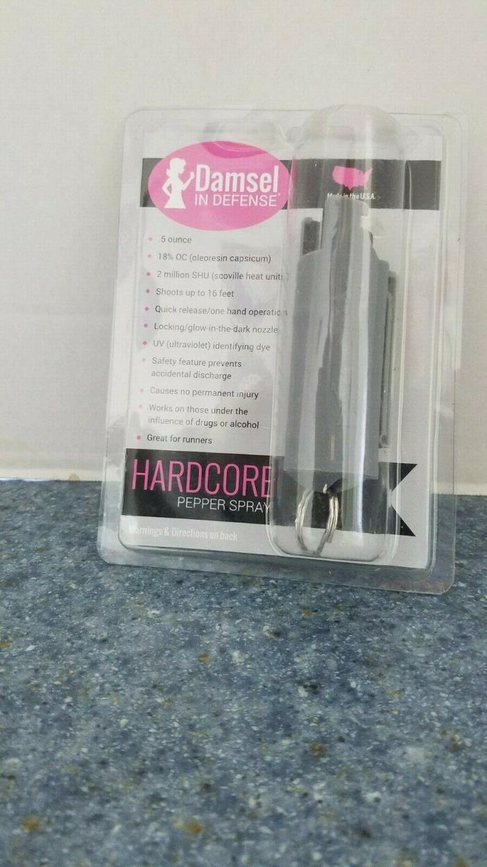 Damsel In Defense Hardcore  Pepper Spray-NIB