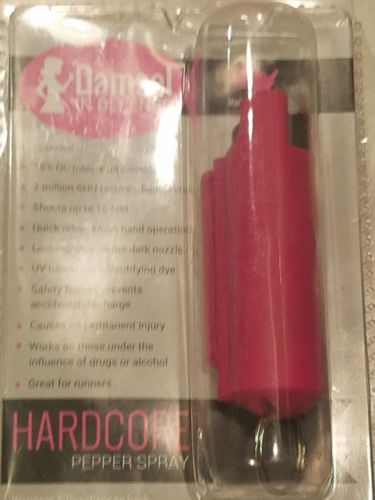 Damsel in Defense Hardcore Key Chain PinkPepper Spray Personal Safety & defense