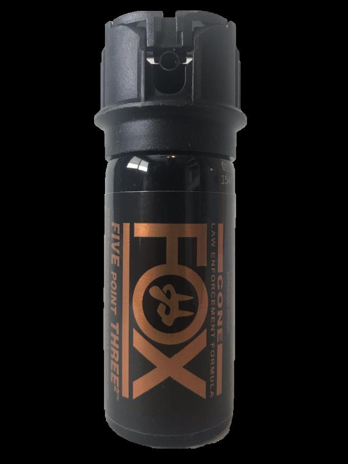 Fox Labs, Five Point Three Squared, 4% OC Pepper Spray- Flip Top Cone (1.5 oz)