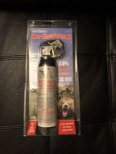 Sabre Frontiersman Bear Spray 9.2 Oz Non Flammable NEW Free Shipping
