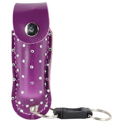 PEPPER SHOT 1/2 oz. FASHION LEATHERETTE HOLSTER with Quick Release Key Chain