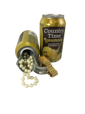 Diversion Safe-Country Time Lemonade Can With Hidden Compartment For Valuables