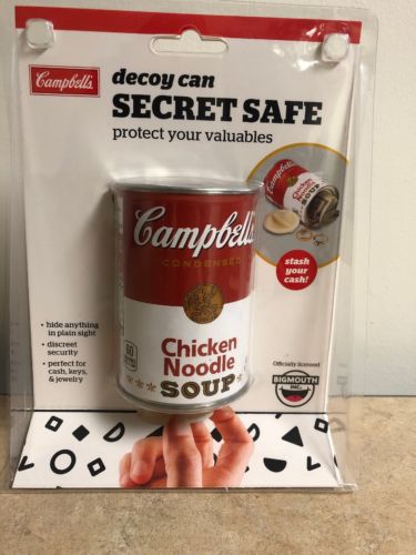 CAMPBELL'S CHICKEN NOODLE SOUP DECOY CAN SECRET SAFE NEW