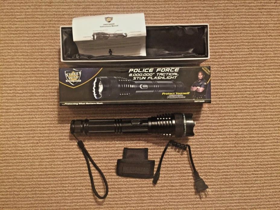 Police Force 8,000,000 Tactical Stun Flashlight by Street Wise