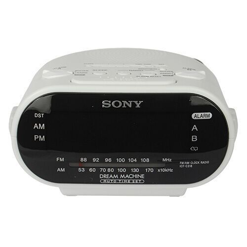 Sony Alarm Clock Hidden Nanny Cam Wireless Motion Detection Security Camera