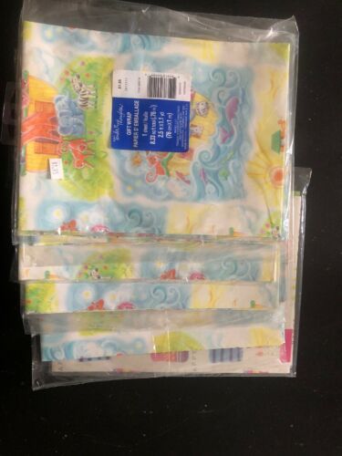 (Lot of 10) NEW Tender Thoughts Noah's Ark Religious Wrapping Paper Gift Wrap