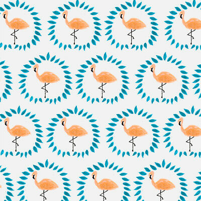 Flamingos and Leaves Premium Roll Gift Wrap Wrapping Paper
