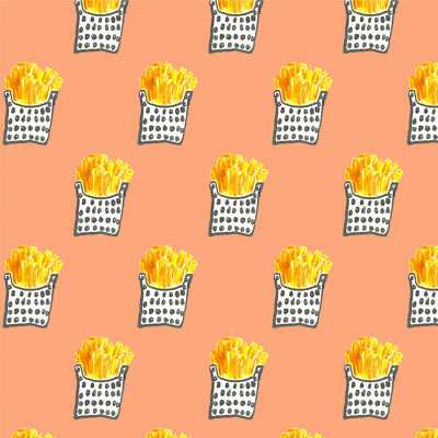 Fun Fries Premium Roll Gift Wrap Wrapping Paper