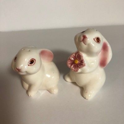 Pair of AVON Easter Bunny Salt and Pepper Shakers Brand New ---VINTAGE