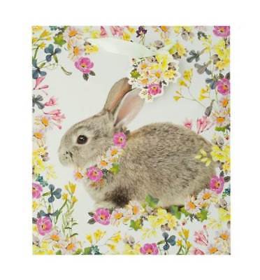 Bunny Floral Gift Bag with Tag [ID 3780810]