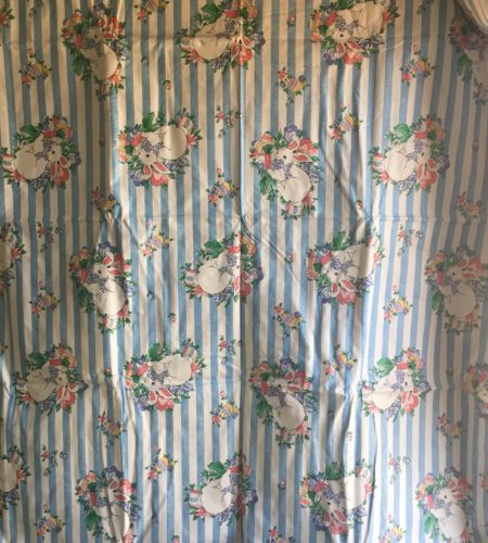 Unbranded Vinyl Flannelback Tablecloth Happy Easter 52 x 70 Oval NEW