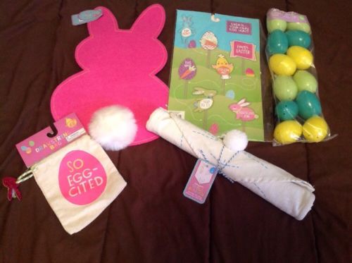 New Mixed Easter Lot Accessories Eggs Runner Bag & More