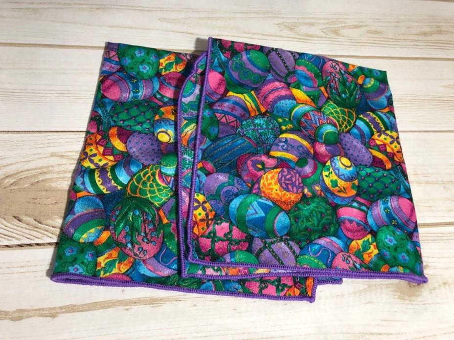 Set of 2 Easter Egg Napkins