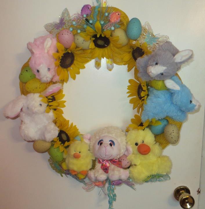 Spring Easter Wreath Large 20