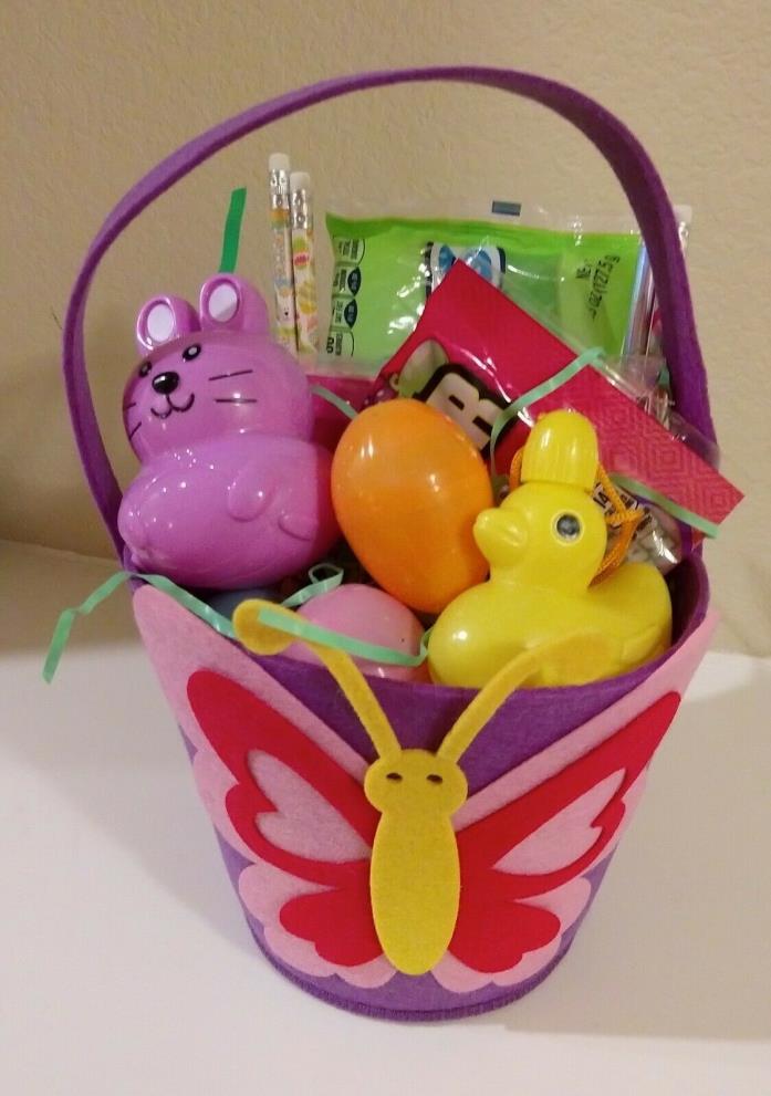 Easter Basket - filled with candy, bubbles, pencils, eggs