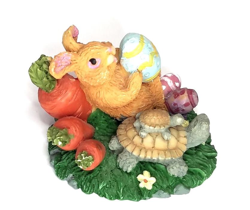 Easter Rabbit & Turtles Figurine