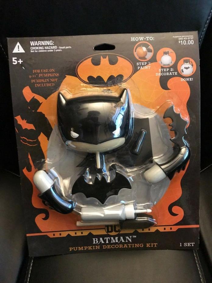NEW DC Batman Halloween Pumpkin Decorating Kit