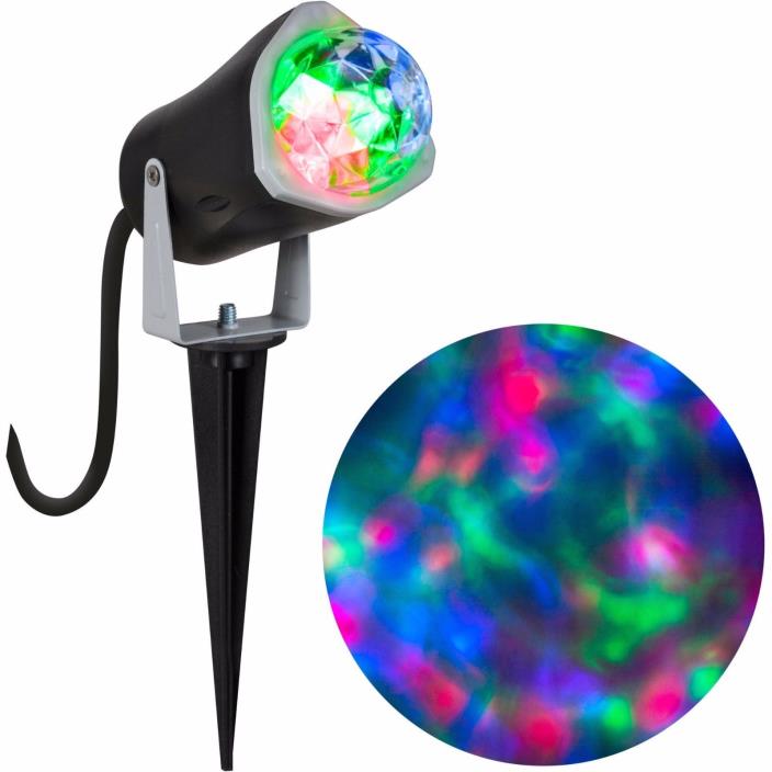Gemmy Lightshow Projection Fire and Ice (Red Green Blue) Halloween Decoration