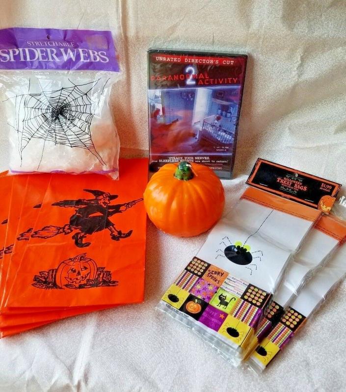 Halloween Kit Decorating Paranormal Activity 2 Treat Bag Luminary Pumpkin Candle