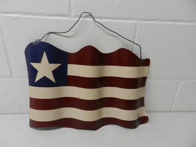 United States Flag Metal Wall Art Hanging