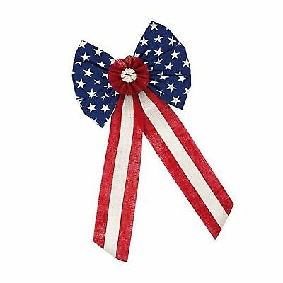 Amscan - Americana Burlap Bow Multicolor 28