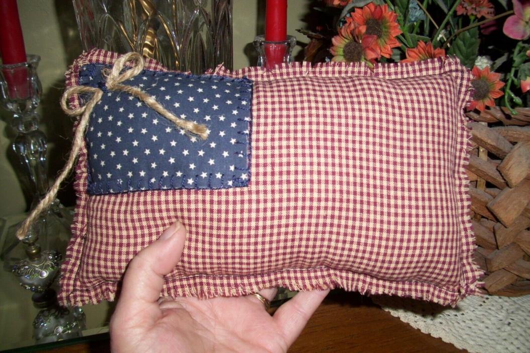 Flag Decor, Veterans Coffin Pillow, America, Shelf Pillow, Fourth of July Primit