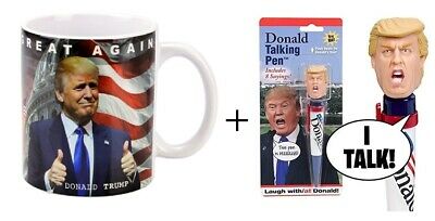Gadgets Donald Trump Make America Great Again Flag Mug and Talking Pen