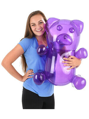 Delicious Candy Large Purple Gummy Bear Animal Inflatable 24