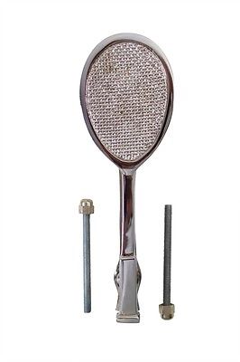 Chrome Brass Door Knocker Tennis Racket Badminton 7.5