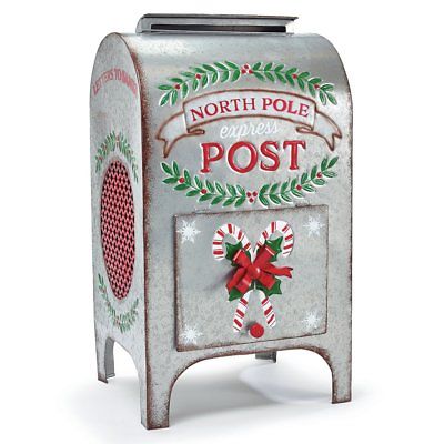 The Holiday Aisle Standing Mailbox North Pole