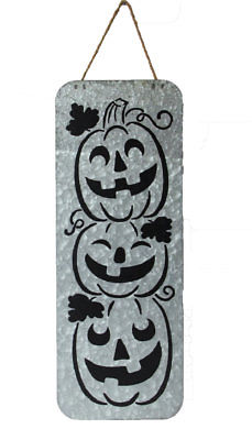 The Holiday Aisle Galvanized Pumpkin Sign