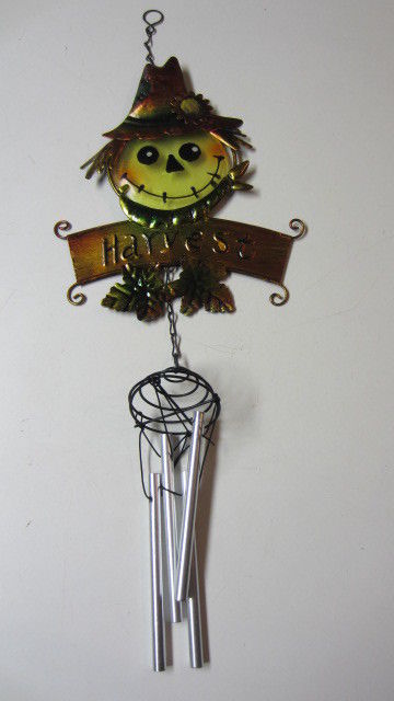 Art Metal Harvest Scarecrow Windchime / Wind Chime