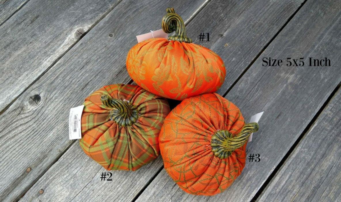 Fabric Fall Pumpkin Patch Autumn Home Decor Table decorations