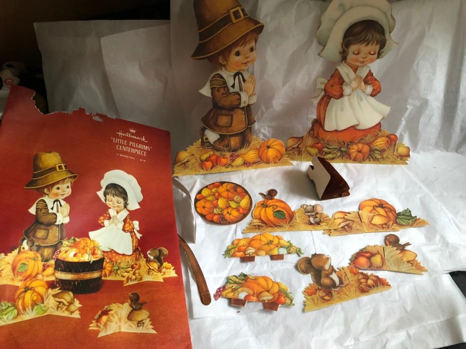VINTAGE HALLMARK LITTLE PILGRIMS CENTERPIECE