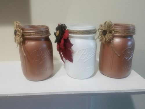 Ball mason jars for Fall Thanksgiving craft