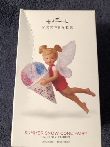 2018 Summer Snow Cone Fairy Hallmark Ornament Friendly Fairies #6 in Series