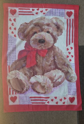 Valentine Day Flag Teddy Bear