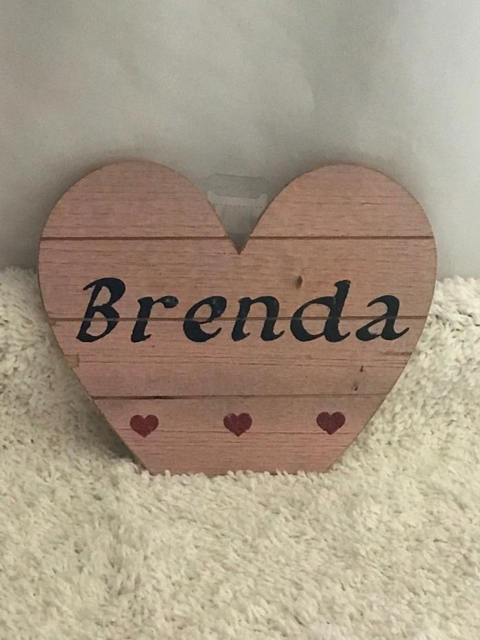Wooden Heart Wall or Shelf Décor (Brenda) Valentine’s Day Gift Friend Decor