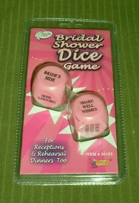 Forum Bride To Be Bridal Shower Dice Game Sealed New